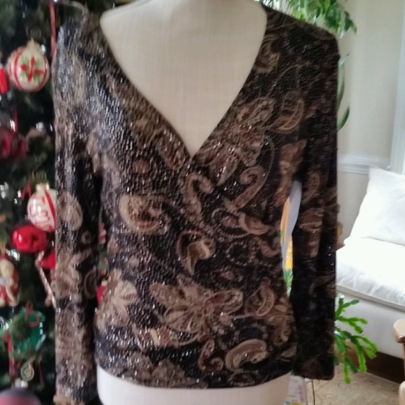 MSK Tops - SMK EVENING TOP. NEW WITH TAGS